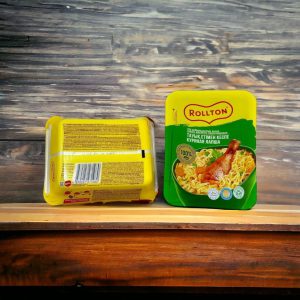 نودل سبز زرد کاسه ای رولوتون مرغ و سبزیجات ۹۰گرم