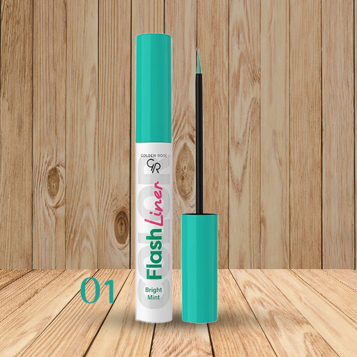 خط چشم رنگی گلدن رز مدل فلش لاینر ( شماره 01)