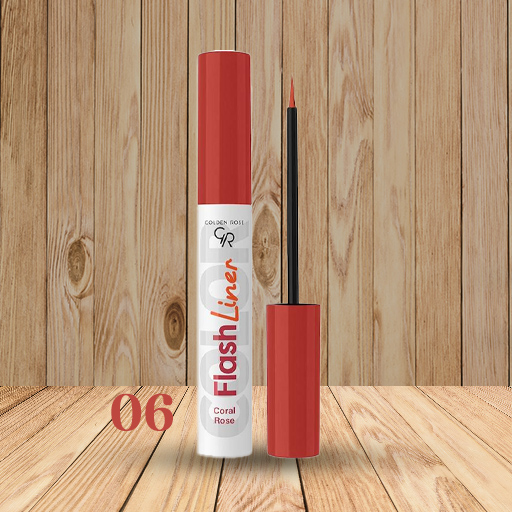 خط چشم رنگی گلدن رز مدل فلش لاینر شماره 06