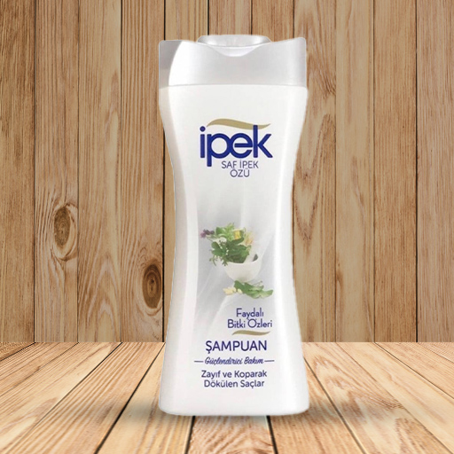 شامپو ایپک Ipek مدل گیاهی حجم 480 میل حاوی عصاره ابریشم