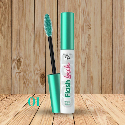 ریمل حجم‌دهنده، برند Golden Rose، مدل Flash Lash، رنگ آبی (شماره 01)